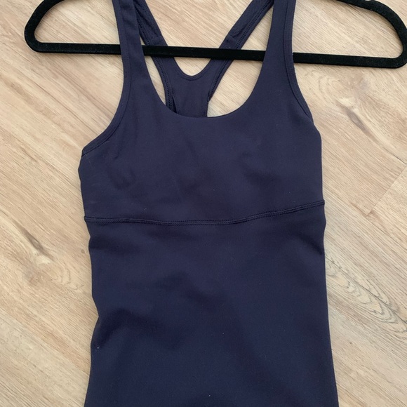 Dark Blue Tank Bra - Picture 3 of 3